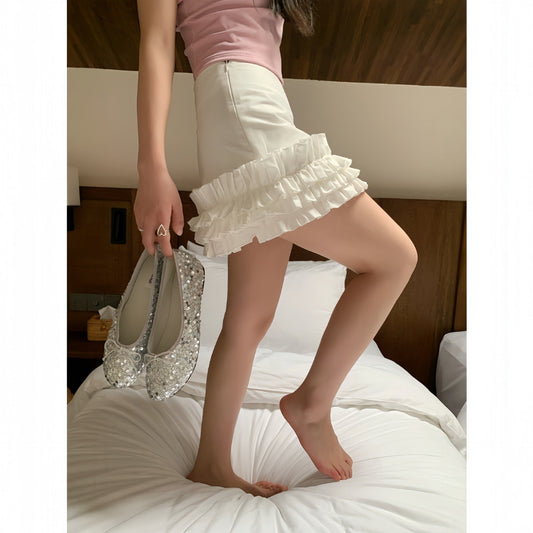 Skinny high-waisted sweet and spicy skirt