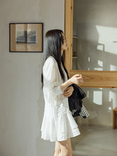 Tencel handmade pinch pleated cake waist dress spring new skirt