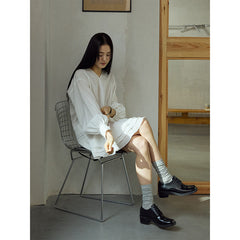 Tencel handmade pinch pleated cake waist dress spring new skirt