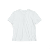 New Casual Tencel Linen Short Simple Versatile Henry Neck Short Sleeve T-Shirt