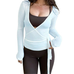 Cross Wrap Yoga Crop Top