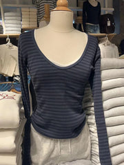 Sweet Pink Striped Long Sleeve T-shirt Woman Spring New Y2K O-Neck Cotton Slim Tshirts Tops Female Cute Preppy Style Tee Shirts