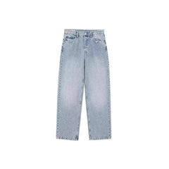 Women's Pants Distressed Loose Jeans Retro Pocket Casual Y2K Style