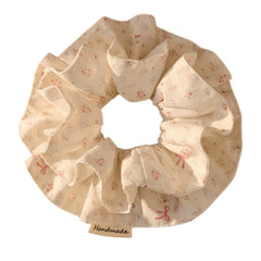 Cute sweet pink bow small floral hair band