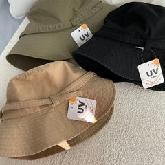 sun hat Japanese uv big eaves bucket hat travel beach hat women's summer temperament sun protection hat