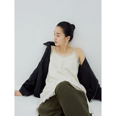 Lace lace suspender skirt V-neck dress 2026 spring new skirt