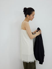 Lace lace suspender skirt V-neck dress 2026 spring new skirt