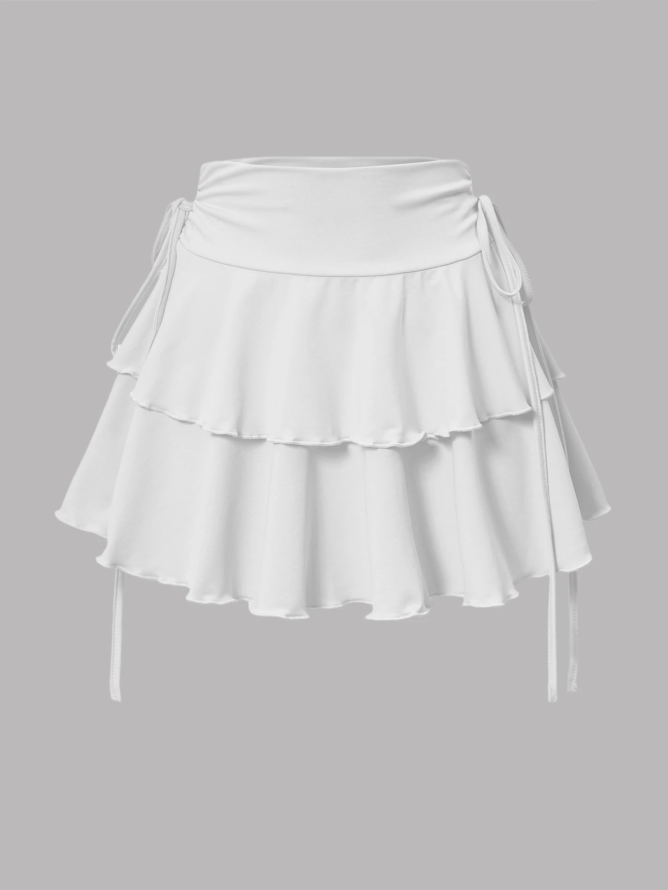 Solid Color Skirt Women Summer Fashion Outdoor Versatile High Waist Slim Fit Elastic Waist Short Skirt Goods In Stock