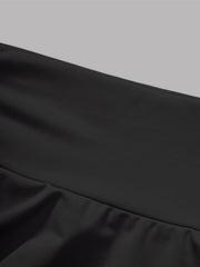 Solid Color Skirt Women Summer Fashion Outdoor Versatile High Waist Slim Fit Elastic Waist Short Skirt Goods In Stock