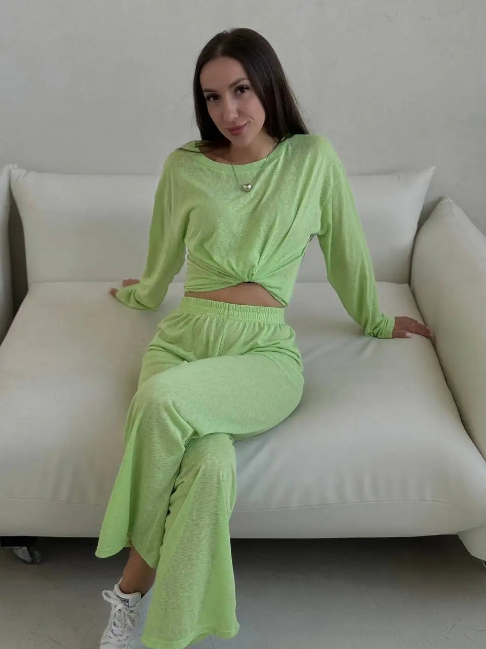 Basic soft  T Shirts Women Summer autumn Long Sleeves Loose Bottom Tees Ladies Casual Knitted Soft Woman Tops