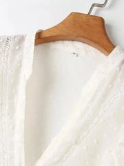 2026 Spring Summer Women French Fashion Chiffon Shirts Ruffle Design Single-breasted Vintage Blouses