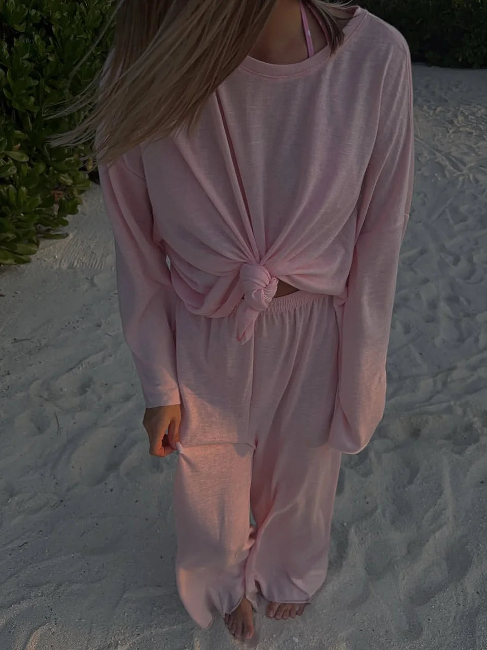 Basic soft  T Shirts Women Summer autumn Long Sleeves Loose Bottom Tees Ladies Casual Knitted Soft Woman Tops