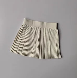 Organ Pleated Tennis Skirt for Women Fake Two-piece Anti-exposed Sports Fitness Badminton Skirt Golf Skirt Summer Suit