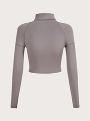 Women's Slim Fit Long Sleeve Top European And American Sports Style Fashionable And Stylish Casual Wear